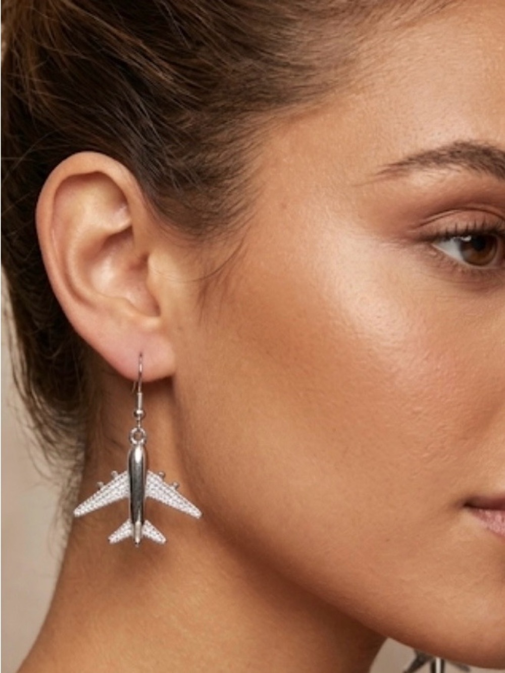 Airplane Dangle Earrings